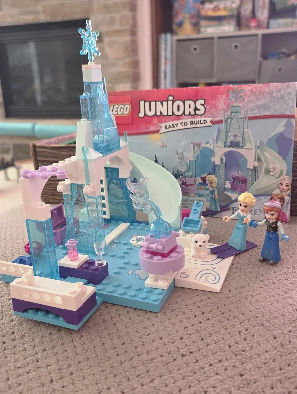 Lego 10736 Juniors Anna Elsa's Frozen Playground W/ Instructions 93% complete
